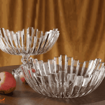 کاسه نیم گود پایه دار برلین بلور اصفهان کد 984 کادویی 1 عددی
