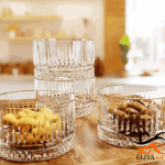 کاسه کوچک هیدا بلور اصفهان کد 674 کادویی 6 عددی