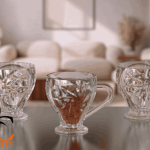 نیم لیوان روما بلور اصفهان کد 228 کادویی 6 عددی