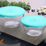 سرویس 2 پارچه دربدار رز بلور اصفهان کد 940 کادویی2 عددی