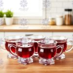 فنجان پترا دسته دار کد 203 بلور HD